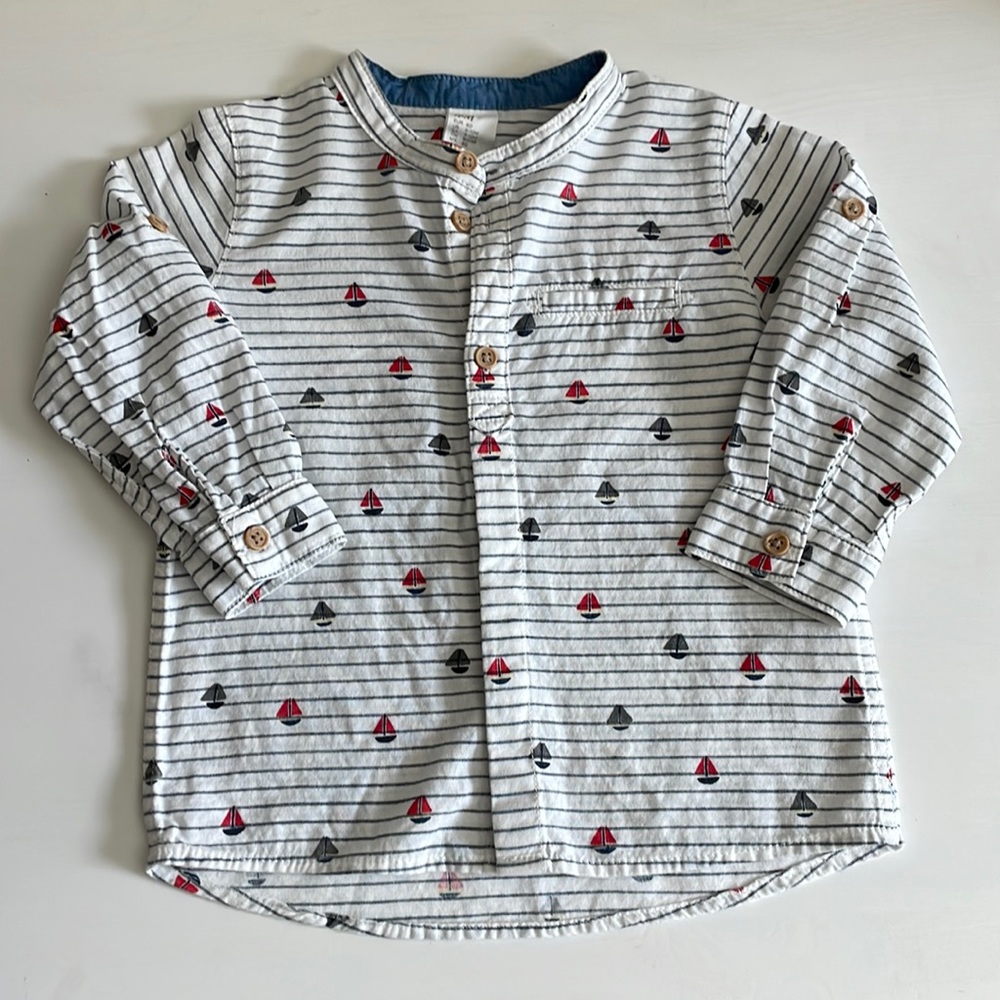 H&M Nautical Button Down ⛵️